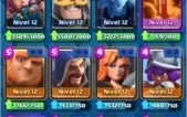 Conta Clash Royale 13, 4200 troféus, 629 gemas, 180k ouro