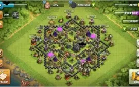 CONTA CLASH OF CLANS CV9 80% FULL
