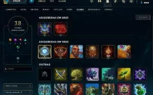 Conta Diamante 4 | 71% Win - Lol (League Of Legends) Elomoon