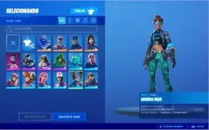 Conta de Fortnite com Salve o Mundo e pacote Quebra Mar