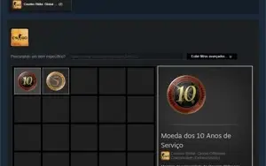 STEAM OLD 18 ANOS, MEDALHA DE 10 E 5 ANOS, 22 jogos