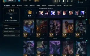 Bronze 4 com 75 Champs e 26 Skins