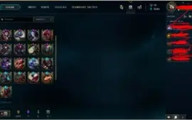 Super promoção conta LOL