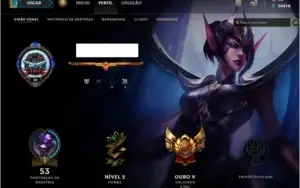 CONTA LOL CRIADA NA TEMPORADA 2 - ELO ATUAL: GOLD