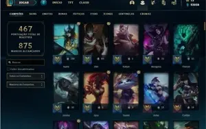 Conta prata 2 com 150 champs e 146 skins + 400k de Nami
