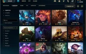 Conta prata 2 com 150 champs e 146 skins + 400k de Nami