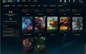 Conta Platina 3 com 41 Champs e 11 Skins + 1 Fragmento