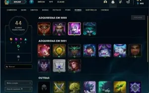 Conta Platina 3 com 41 Champs e 11 Skins + 1 Fragmento