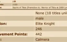 Knight Tibia Global - Level 246 - Skill 106 - Mundo Calmera