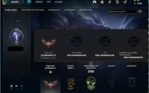 CONTA LOL TOP BARATINHA/ UNRANKED /63 SKINS