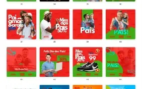 Pack Canva Dia dos Pais - 60 Artes Editáveis