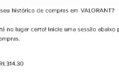 Conta de Valorant com alguma armas