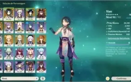 CONTA GENSHIN AR 55 - 10 DROP 5* + INFO NA DESCRIÇÃO