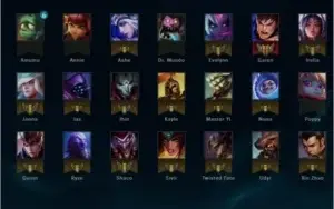 Conta de league of legends- 21 campeões 1 skins unranked