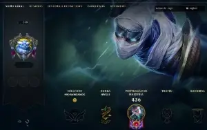 Conta LoL Nível 309 | Todos os Campeões | 110 Skins