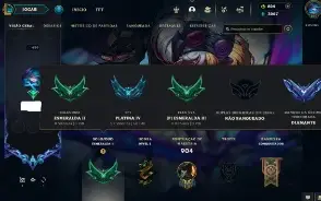 Esmeralda 2 com TODOS os Champs e 536 Skins + 21 Prestigios
