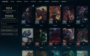 Esmeralda 2 com TODOS os Champs e 536 Skins + 21 Prestigios