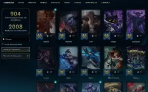 Esmeralda 2 com TODOS os Champs e 536 Skins + 21 Prestigios