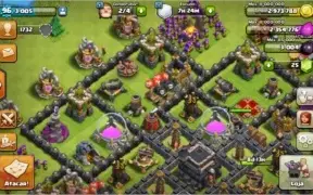Clash of Clans CV9 tropa bem upada