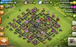 Clash of Clans CV9 tropa bem upada