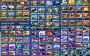 Conta Clash Royale NVL do rei 9/Arena 10