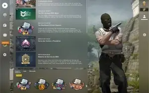 CONTA CS GO AGUIA 1 MM /LV 17 GC/ +LA ÚNICO DONO - COM PRIME