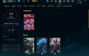 Diamante 4 com 100 Champs e 24 Skins