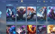 Conta Mobile Legends 207 Skins , Emblemas Full, 101 heróis