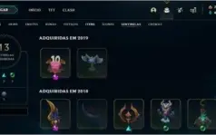 conta league of legends