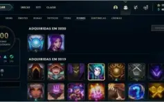 conta league of legends
