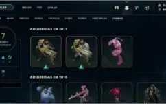 conta league of legends