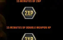 30 Minutos Xp Duplo Bo6 /15 Min Xp Duplo + 15 Min Xp De Arma