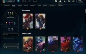 Conta Bronze 1 Season passada Diamante