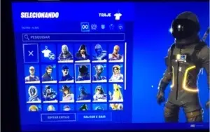 Conta fortnite com salve o mundo e skins antigas