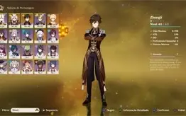 GENSHIN IMPACT AR 19 COM ZHONGLI, ITTO E QIQI