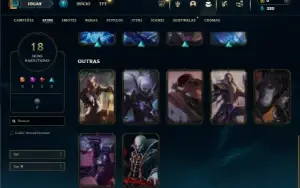 Prata 4 com 55 Champs e 18 Skins + 1 Fragmento