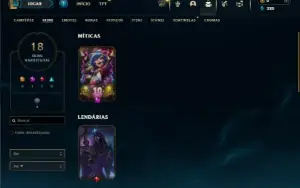 Prata 4 com 55 Champs e 18 Skins + 1 Fragmento