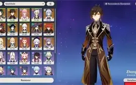 Conta End Game 19 T5 - Xiao C1 + JADE * HuTao + Baculo