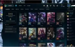 Conta unranked nivel 158, 42 skins, 27 emotes, 119 icones