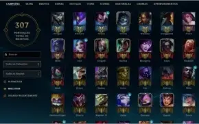 Conta League Of Legends - Silver I com borda de Gold V