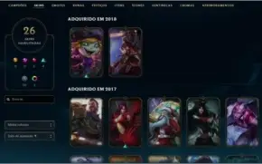 Conta League Of Legends - Silver I com borda de Gold V