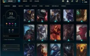 Conta ouro 4 com 81 champs e 73 skins + 60 Espolios
