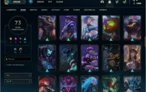 Conta ouro 4 com 81 champs e 73 skins + 60 Espolios