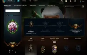 Conta LoL S10 Gold 2 Solo/Duo - Plat I TFT (184 Skins)