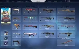 Conta valorant Plat 3, Pacote saqueadora + outras skins