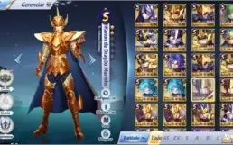Conta LVL 60 Saint Seiya Awakening Codex completo