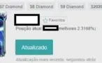 CONTA DIAMANTE 4 - 207 SKINS -2 MÍTICAS E 15 LENDÁRIAS
