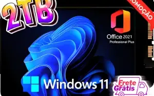 SSD 2TB Para Computador Ou Notebook + Windows 11 e Office