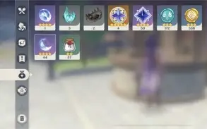 Ar38. Raiden + cortadora de grama, albedo, Diluc e harpa