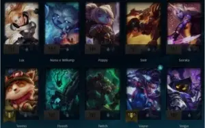 Conta League of Legends nível 35